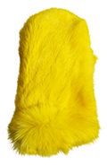 Obrázek, Rukavice z králíka, žlutá